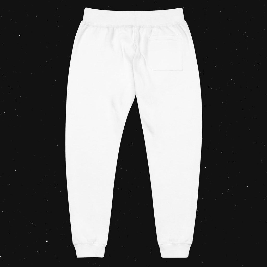 White "Signature" Joggers
